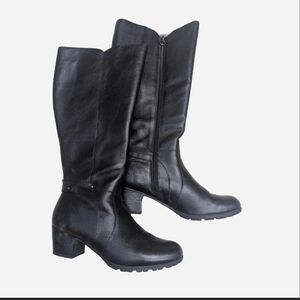 Jambu Black Heeled Boots